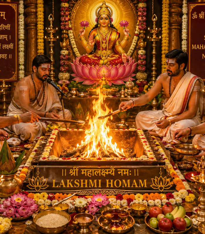 Lakshmi Homam for Wealth, Success & Prosperity