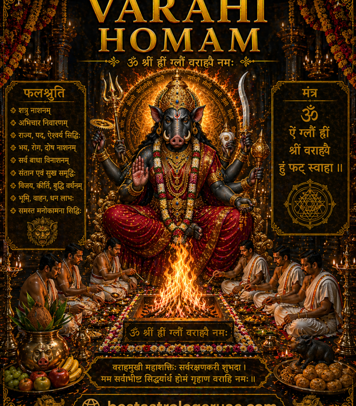 Varahi Homam for Protection & Victory