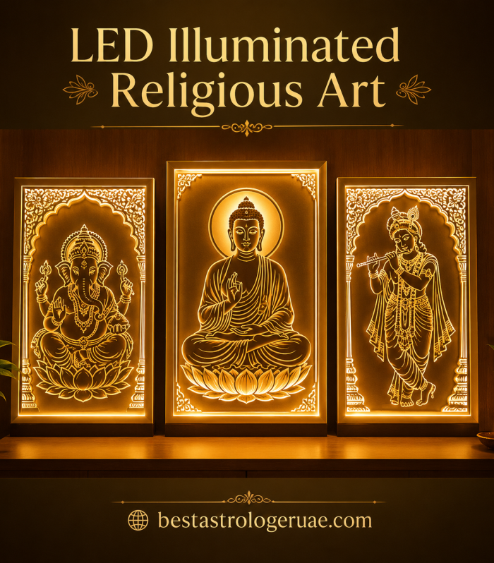 LED Illuminated Religious Art