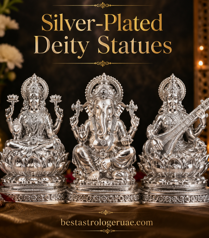 Silver-Plated Deity Statues